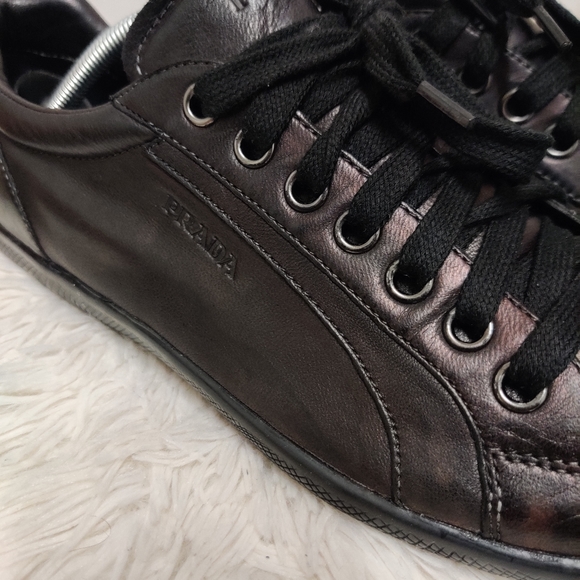 Prada leather sneaker sz 9 - Picture 8 of 11